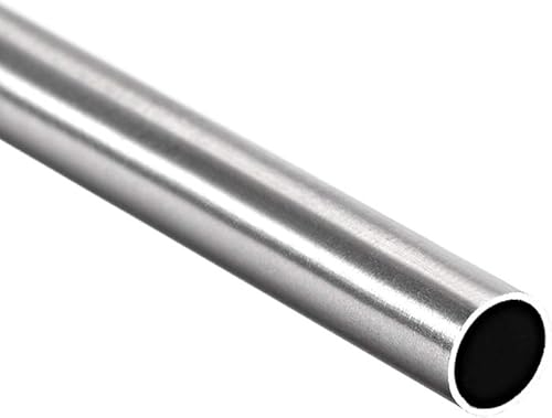 Miniatura 3 de uxcell Tubo redondo de acero inoxidable 304 0.276 in OD 0.016 in espesor de pared 9.843 in de longitud Tubo recto sin costura 4 piezas