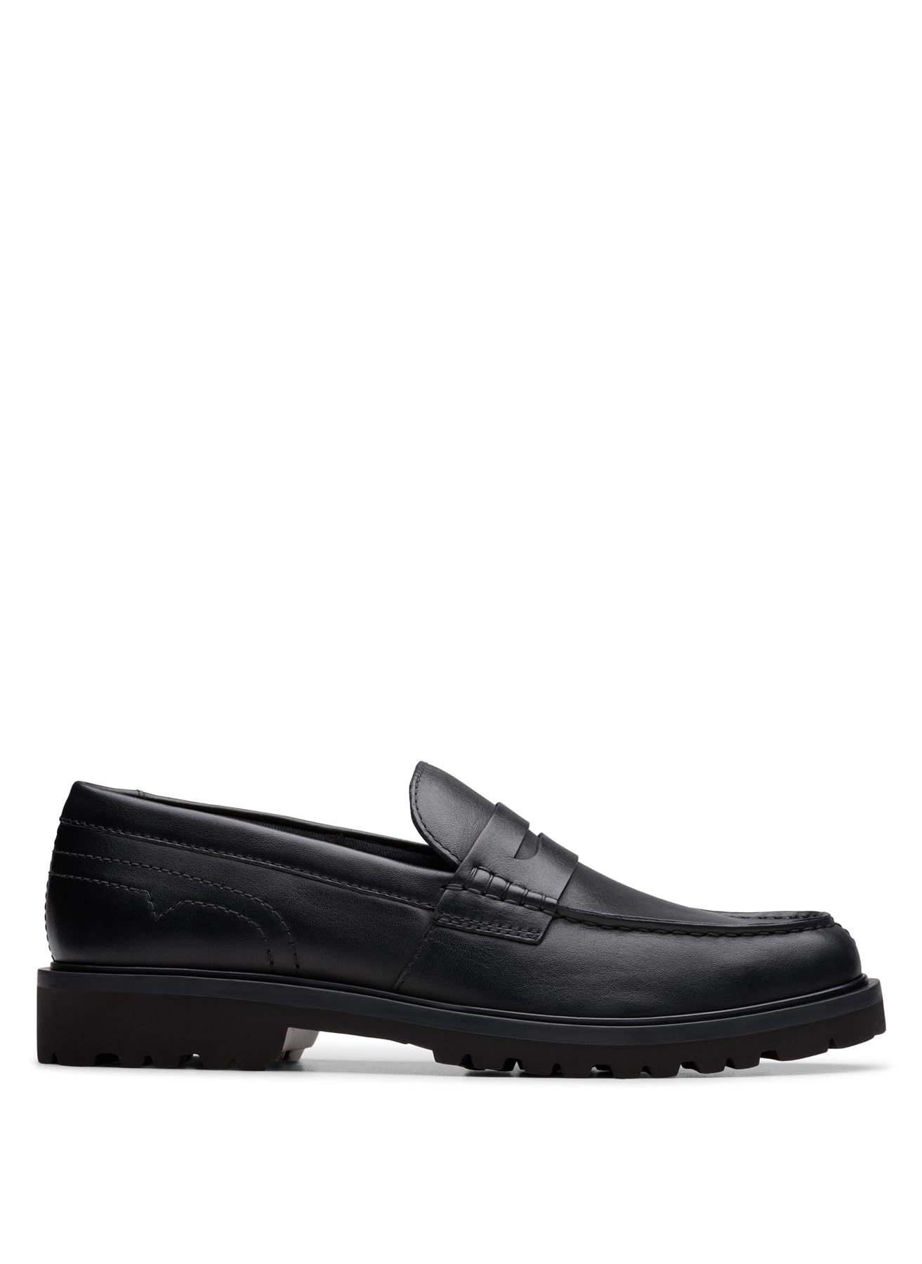 Clarks Berwick Lo Mens Black Leather, 7