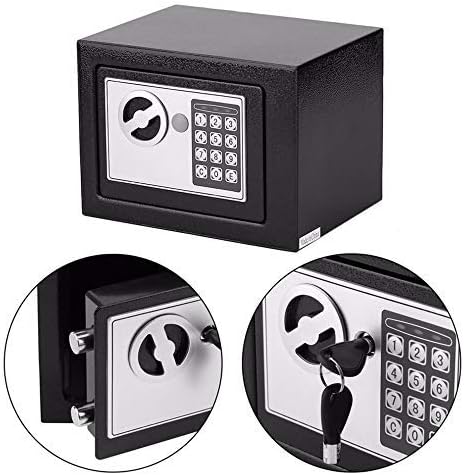 4.6L Safety Box Home Digital Electronic Security Box Home Office Wall Type Jewelry Money Anti-Theft Safe Box