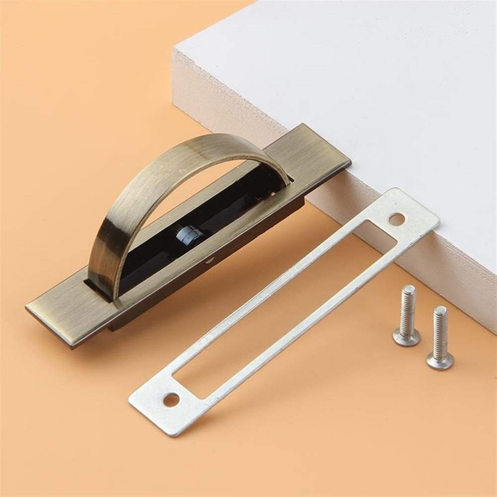 WDWDW Window Handles Furniture Wardrobe Door Rotating Push-Pull Hidden Bedside Cabinet Drawer Invisible Entry