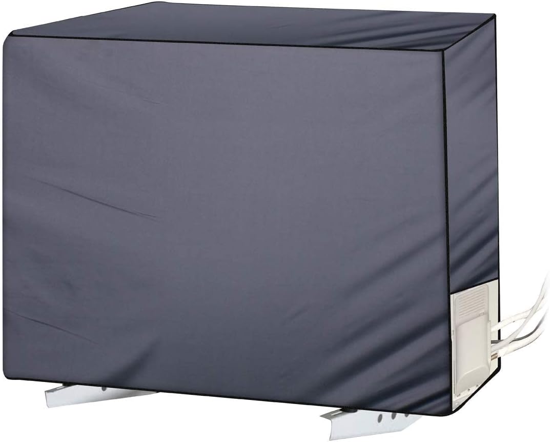 SELENO Polyester Split Ac Cover Outdoor Unit For 1.5 Ton Capacity Ac, All Weather Cover/Dustproof/Water Resistant (GREY)