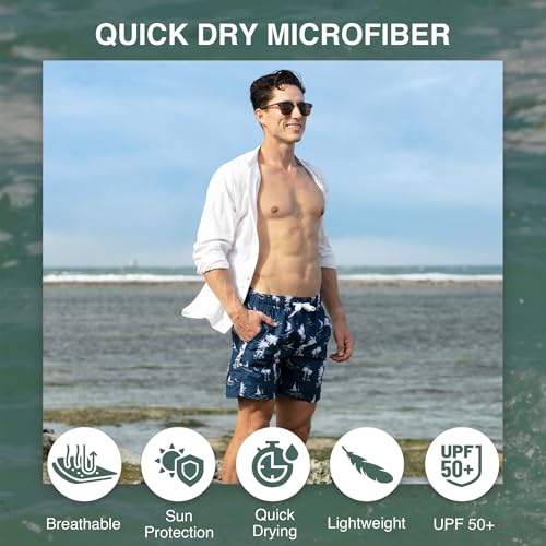 Image of Kanu Surf Men's Big Viper Extended Size Stripe Swim Trunk