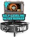 Anysun Sewer Camera Self Leveling 100ft, Sewer Inspection Camera with Meter Marker, HD Screen, DVR, 12 Adjustable LED Lights, 7mm Cable, 5100mAh Rechargeable Battery, 32GB Card