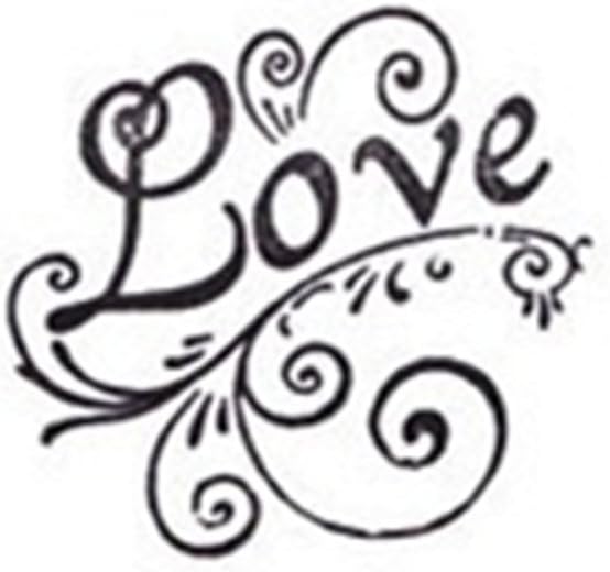 TankeDirect Retro Wooden Alphabet Initial Assorted Sealing Wax Stamp (love)