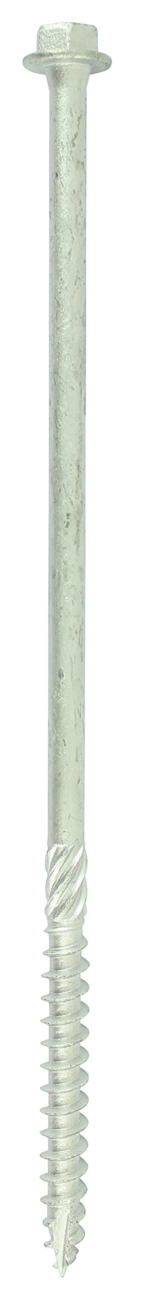 TIMco 8150INH Index Heavy Duty Timber Screws with Hex Head 8.0 x 150 - Silver Ruspert (Bag of 10), 8.0 x 150mm