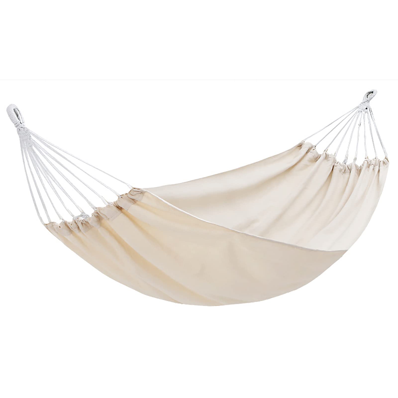 Hamac suspendu et grande balancelle de jardin intérieur beige réglable et durable
