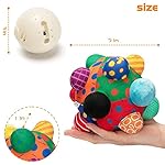 Baby Music Shake Dancing Ball Toy,Developmental Bumpy Ball Sensory Soft Toys,Easy to Grasp Bumps Help Develop Motor Skills - Image 5