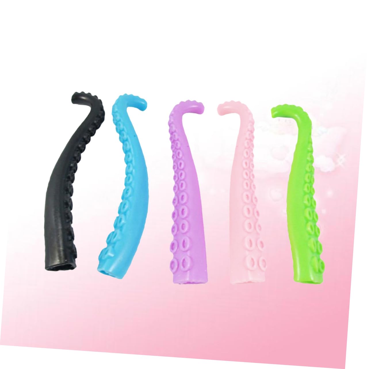 15 Pcs Octopus Tentacles Finger Puppets - Fun Kids Toy for Parties Christmas, Easter - Assorted Colors, As Shownx3pcs, 5pcsx3pcs - Image 2