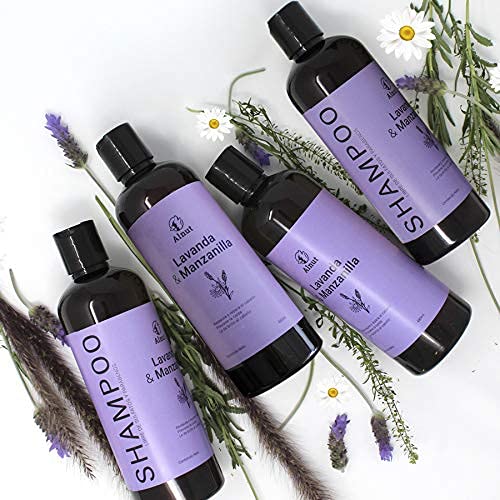 Alnut Shampoo para Perros y Cachorros - Sin Sulfatos ni Parabenos - Espuma de Baño, 480 ml (Lavanda y Manzanilla) - Imagen 5