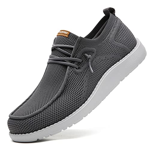 Image of ITAZERO Men Extra Wide Shoes - 4E to 5E Wide Toe Box Shoes for Men XX Wide Width Swollen Feet - Men's Loafers & Slip-ons with Arch Support Insole for Plantar Fasciitis