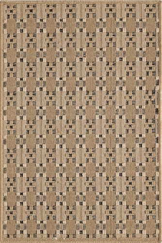 Tapete Abani para interior y exterior 2 x 3 beige miniatura 3