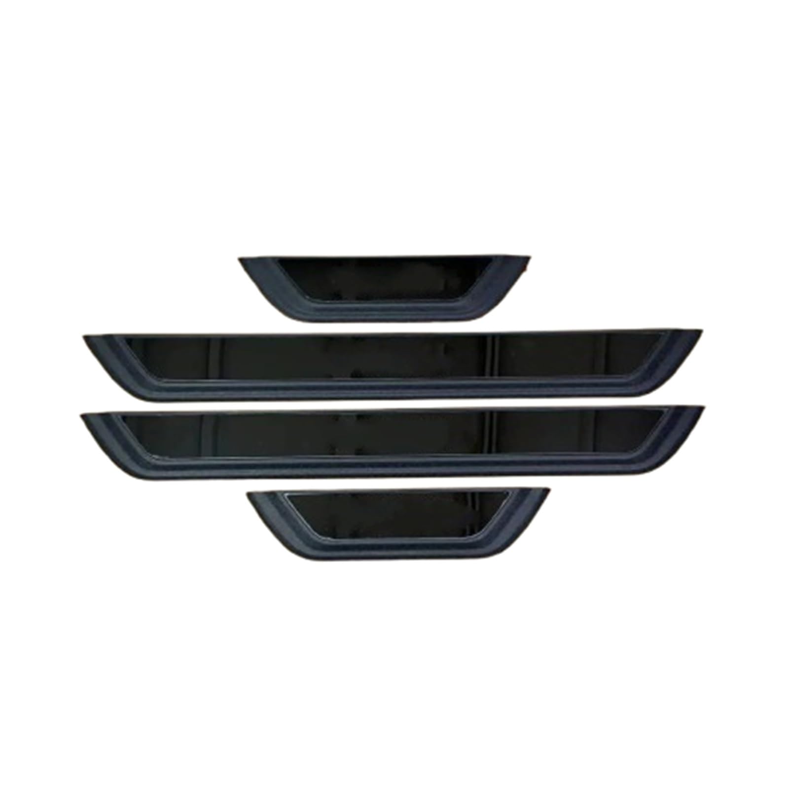 Für Mazda CX-60 2022–2026 Einstiegsleistenabdeckung Trittschutz Pedalschutz Autozubehör Kohlefaser Einstiegsleisten(Black)