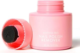 Acetone-Free Nail Polish Remover Pot with Sponge-Top Lid – Gentle on Nails and Cuticles – Compatible with Leading Manicure Removers – Easy Dip-In Jar, 2 oz