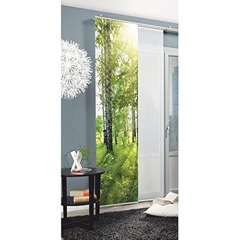 Home Fashion Schiebevorhang, Grün, 245 x 60 cm Cover