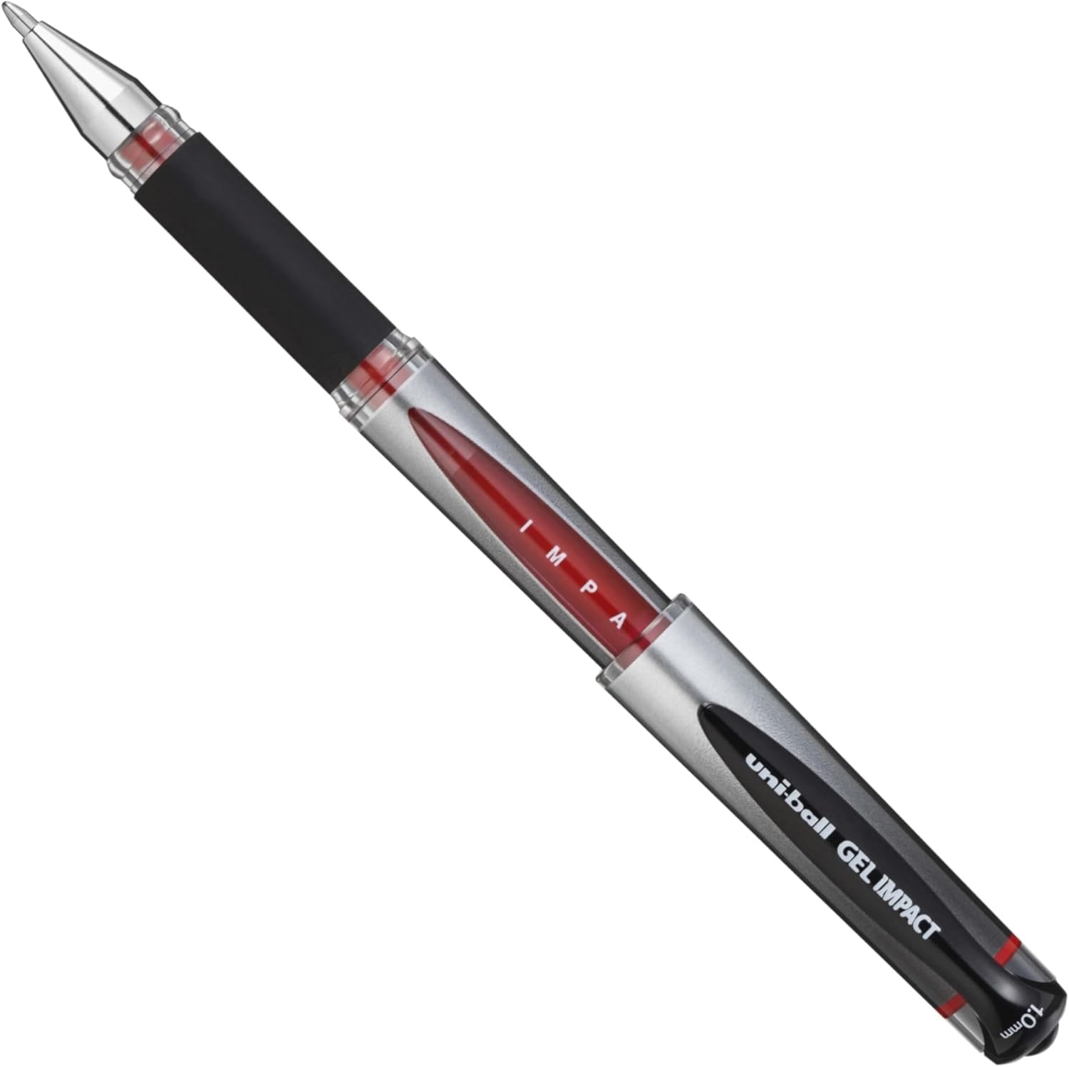 Uni-Ball UM153S Impact Gel, Penna Gel, Colore Rosso, Confezione Da 12-image
