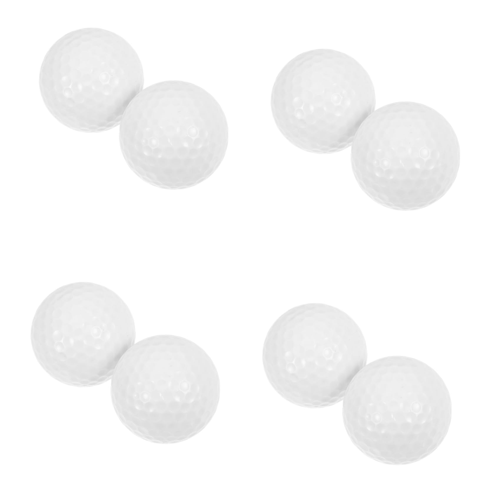 10 Piezas Bolas de Golf de Práctica Interiores de Entrenamiento Ligeras y Duraderas Accesorio para Putting y Control Color para Fácil Visibilidad