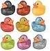 Zugar Land Colorful Glitter Rubber Duckies (2