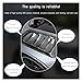 Dickno 2PCS Car Hood Air Vent Cover, Universal Automotive Bonnet Air Vents Engine Hood Scoop, Front Air Vents Engine Hood Cover Trim, Vehicle Exterior Decor Accessories for Most Cars (Carbon Fiber)
