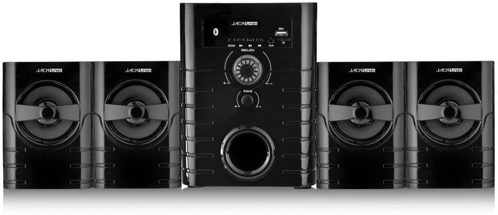 JACKTRON A1 Multimedia Home Theater System with Subwoofer/USB/FM/AUX Support with Remote 44 W Bluetooth Home Theatre (Black, 4.1 Channel)-image-16