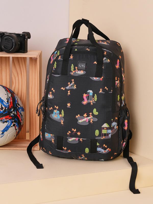 Image of Wiki Stylish Unisex Backpack | Champ 3 Durable & Lightweight backpack for Men & Women | Backpack for Office, Gym, Travel (17.5 Litre, Black)