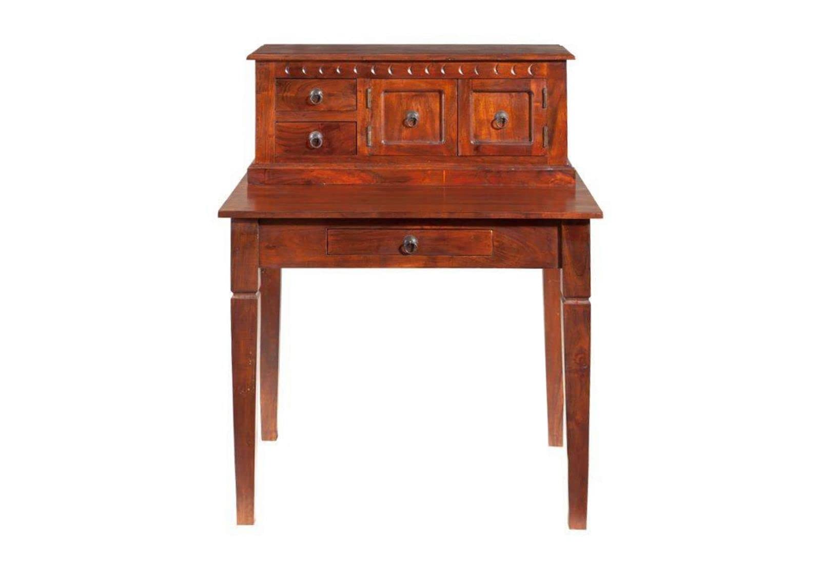 MASSIVMOEBEL24.DE | Kolonialstil Schreibtisch Akazie massiv Holz Oxford #507