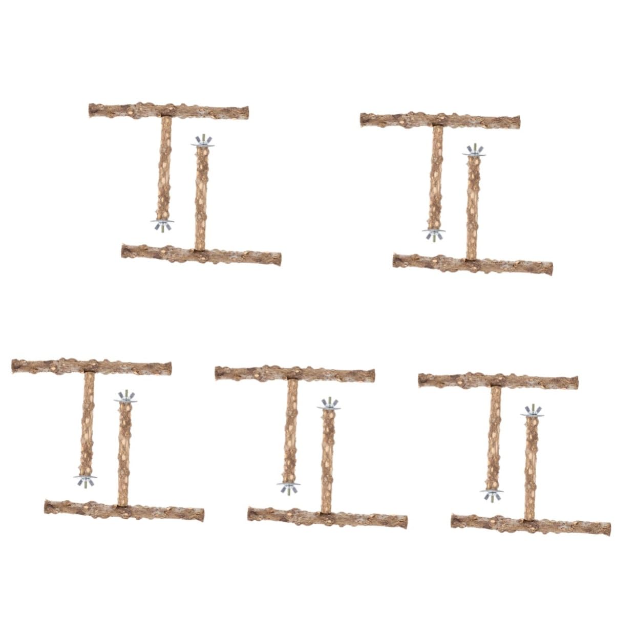 HANABASS 10pièces Perchoirs Naturel pour Oiseaux De Bâtons De Meulage pour Perroquets Et Perruches Jouets à Mâcher pour Cage à Oiseaux Accessoire Pratique Et