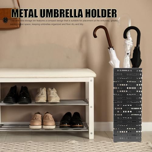 Suporte de Guarda-chuva, Suporte de Guarda-chuva para Entrada, Organizador de Rack de Guarda-chuva Q