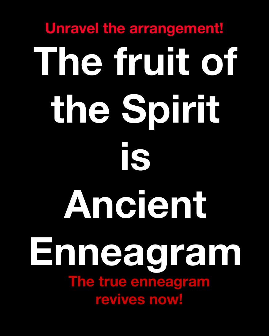 Buy The fruit of the Spirit is Ancient Enneagram The true enneagram