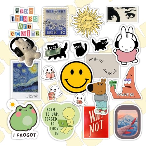 Image of Pack of 15 Random Cute Stickers Stickers for Laptops /Mobiles /Guitar /Journal etc. (Random Cute Stickers)