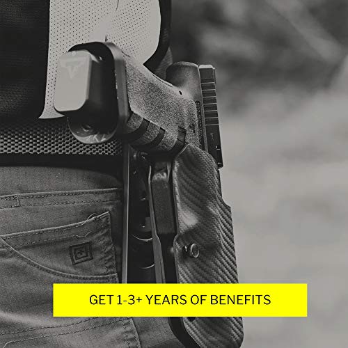 Talon Grips Adhesive Pistol Grip Compatible With Glock 43 – Made In The Usa – Granulate, Black #TOP5