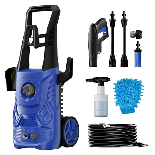 Image of Pressure Washer, 4200 PSI 2.6 GPM Power Washer with 23FT Hose, Foam Cannon, Portable Pressure Washers Ideal for Driveway, Patio, Deck, Fence and Car Wash Home Cleaning
