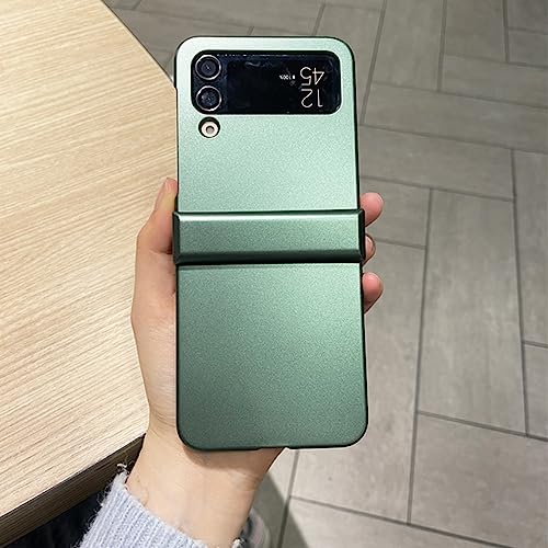 Coque Samsung Z Flip 4 anti-rayure charnière verte 3 psc