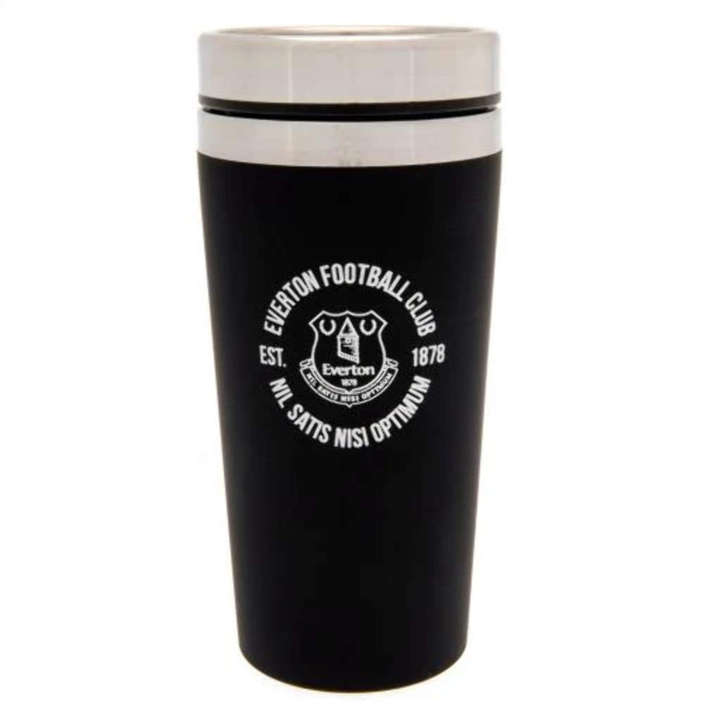 Mug de voyage Everton F.C. noir au bureau ou en voiture pour café chaud