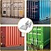 4 Pack Shipping Container Anchors Hot Dipped Galvanized Steel Shipping Containers Side Twist Lock Shipping Container Tie Downs for Anchoring to Rock Floor or Cement