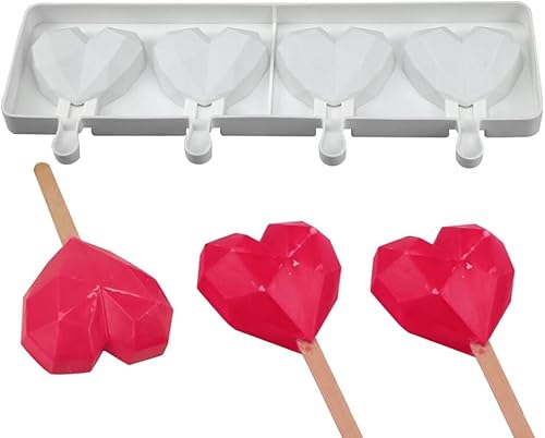 Miniatura 6 de Molde de silicona para helados, molde de silicona suave y liso para bricolaje, hecho en casa, helado, caramelo, pastel, molde antiadherente y fácil