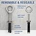2PCSRemovable Concrete Expansion Anchor, Heavy Duty Reusable Eye Bolt for Concrete and Masonry, Detachable Expansion Bolt for Lifting, Rigging, and Construction Installation