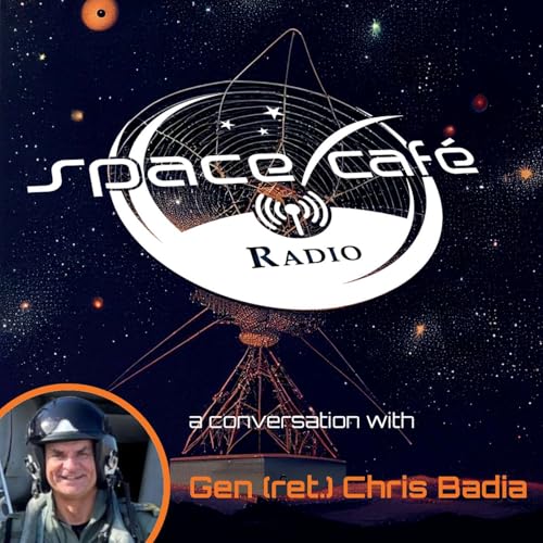 Page de couverture de Space Café Radio - Lessons from NATO Transformations for Germanys space defense ambitions with Chris Badia