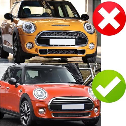 Grille calandre noire Mini Cooper 2014-2021 compatible OEM 51117337793 - 5
