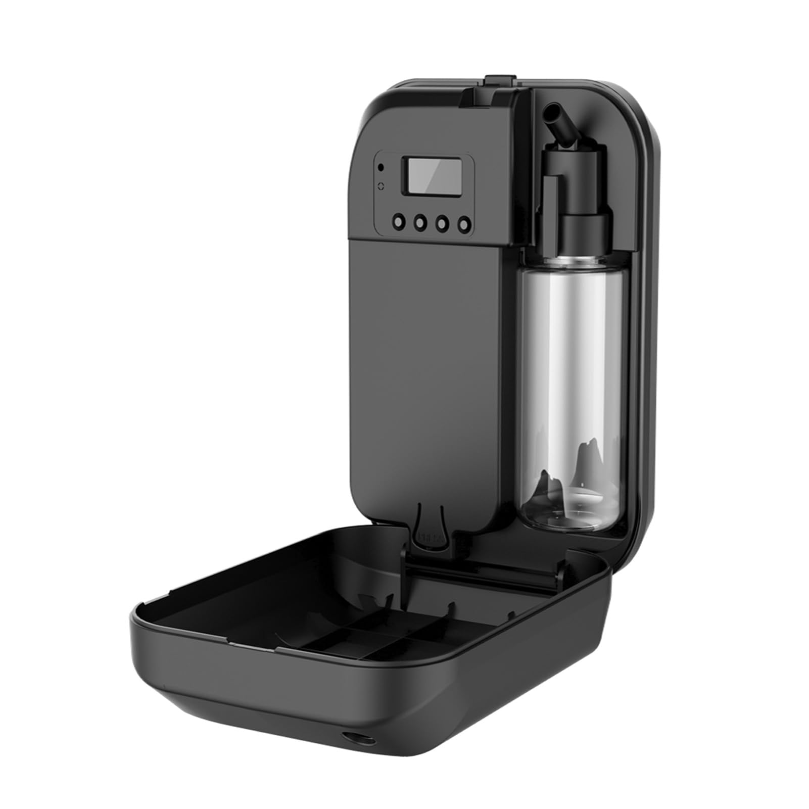Generic Dyfuzor Olejków Eterycznych Inteligentna Maszyna Zapachowa Bluetooth Łatwa łączność Sterowanie aplikacją dla Domowego Biura Hotel Spa, 5 Opcji Synchronizacji (BLACK)