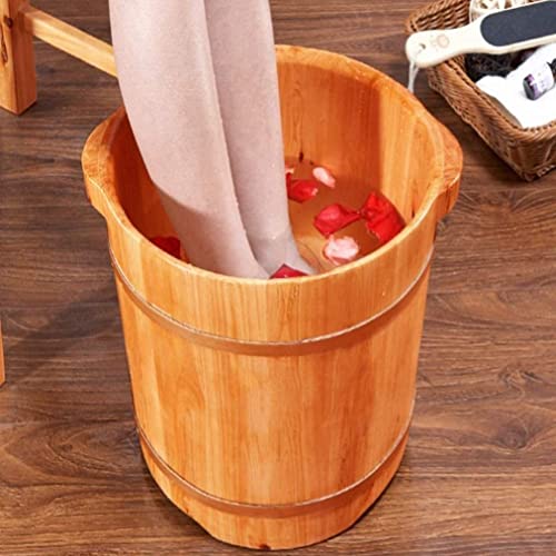 Cubeta de madera para baño de pies y spa miniatura 3