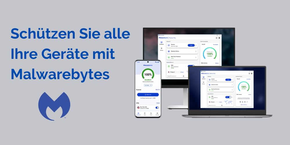Malwarebytes | Windows/Mac/iOS/Android/Chrome | Premium | 2 Gerät | 18 Monate | Aktivierungscode per Email