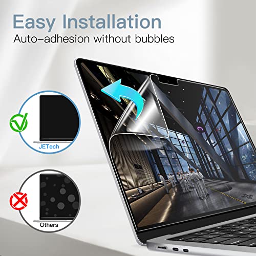 Image of JETech Screen Protector Guard for MacBook Air 13 Inch (M2-M5, 2022-2026), Anti-Glare PET Matte Film, Anti-Fingerprint, 2-Pack