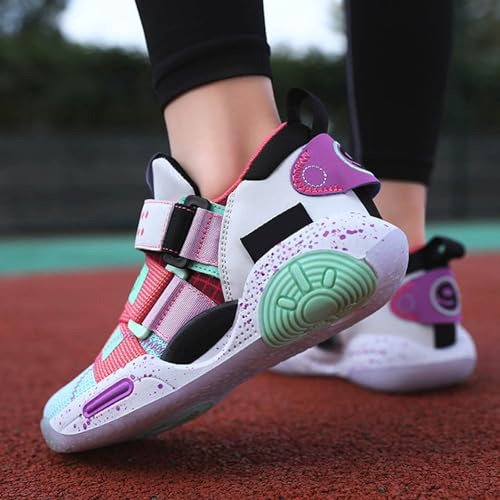 IWIHMIV Kids Shoes Kids Sneakers Kids Tennis Shoes Boys Girls Tennis Shoes Lightweight Breathable Non Slip Running Athletic Shoes3