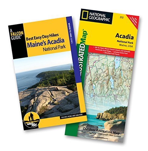 Best Easy Day Hiking Guide and Trail Map Bundle: Acadia National Park ...