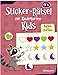 Sticker-Rätsel für Kindergarten-Kids. Farben und Formen: Rätseln und Stickern für Kinder ab 4 Jahren