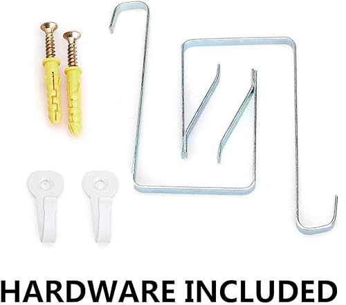 Miniatura 3 de ALYER Cesta de malla para colgar en la pared, bolsa de almacenamiento grande sobre la puerta con apertura de borde de metal grande, accesorios