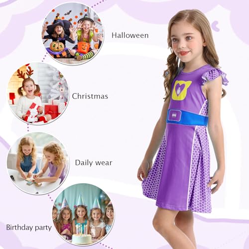 Disfraz de Halloween para niñas 3-10 años miniatura 6