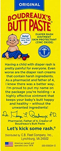 Boudreaux's Butt Paste Diaper Rash Ointment Original 2 Oz - Buy Packs And Save (Pack Of 2) #TOP2