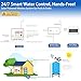 Long-Range Wireless Automatic Water Level Controller –Automatic Water Filling | Digital Water Level Display | Prevents Motor Dry Run | Solar-Powered Liquid Level Sensor for Tank, Well or Cistern