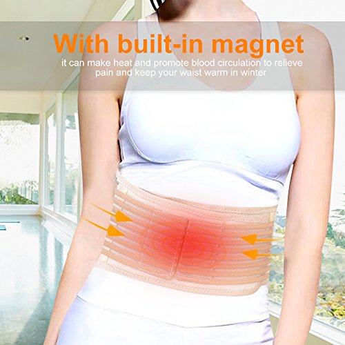 Faja lumbar autocalentable transpirable talla XL beige miniatura 4